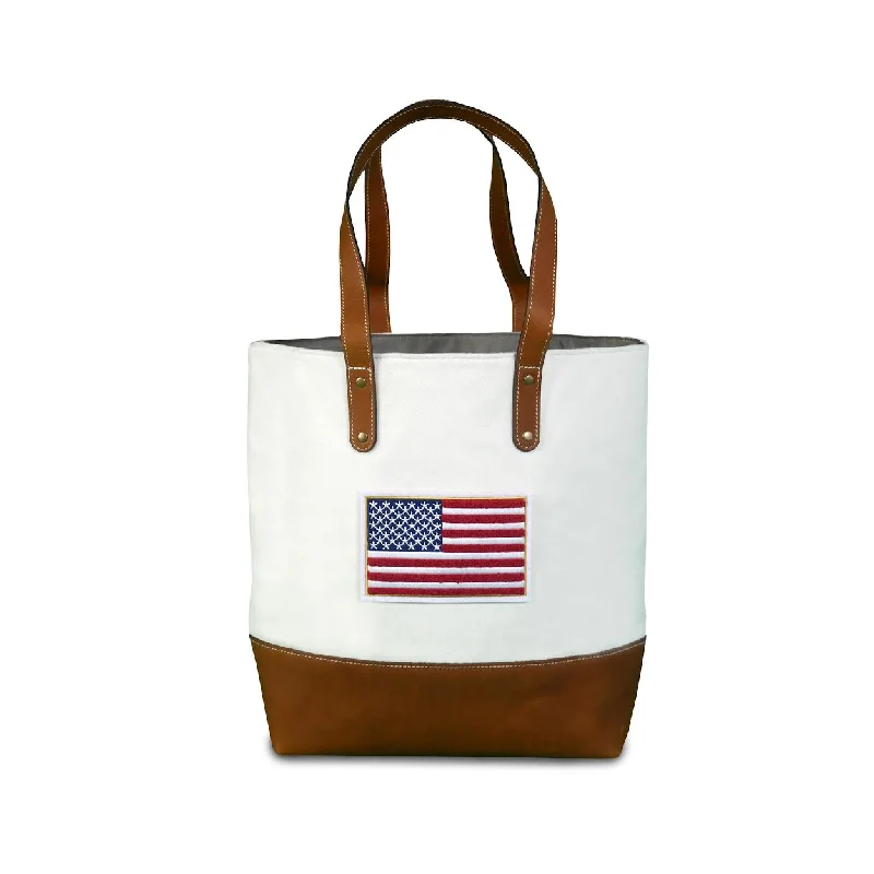 Stylish Savings Heritage Gear US Flag Tote Classic And Modern Handbags Now More Affordable