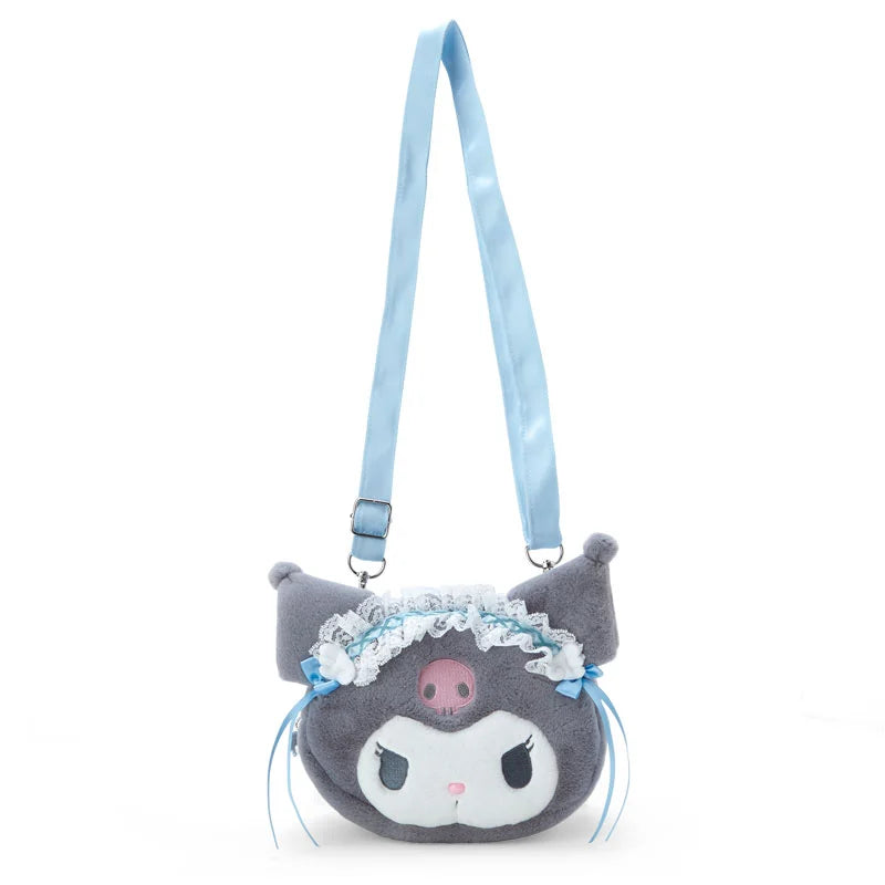 Genuine Bags On Clearance Sale Japan Sanrio - Kuromi Face-Shaped Mini Shoulder Bag (Light Blue Days) Chic Shoulder Bags At Promotional Rates Genuine Bags On Clearance Sale Japan Sanrio - Kuromi Face-Shaped Mini Shoulder Bag (Light Blue Days) Chic Shoulder Bags At Promotional Rates