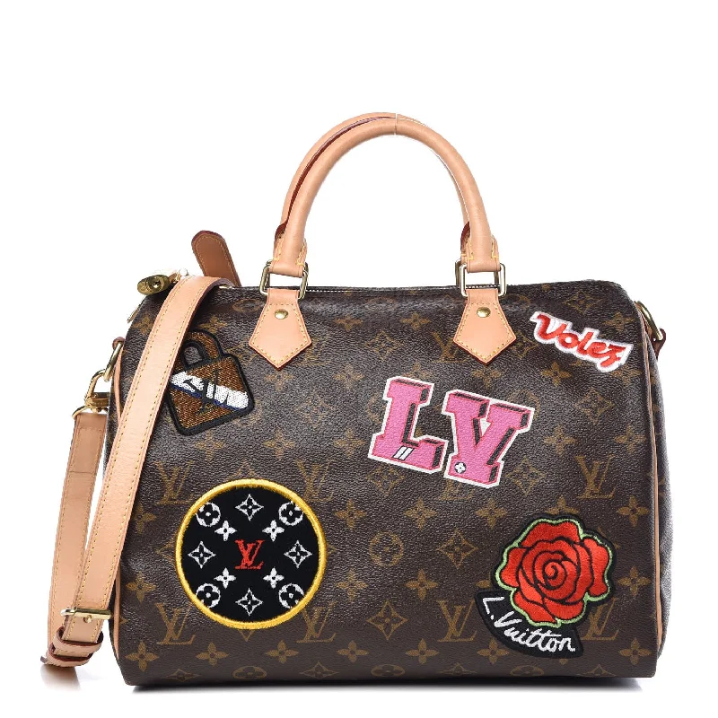 You'll Love Us Because LOUIS VUITTON MONOGRAM PATCHES SPEEDY BANDOULIERE 30 BAG Don't Miss Out – Handbag Discounts You'll Love Us Because LOUIS VUITTON MONOGRAM PATCHES SPEEDY BANDOULIERE 30 BAG Don't Miss Out – Handbag Discounts