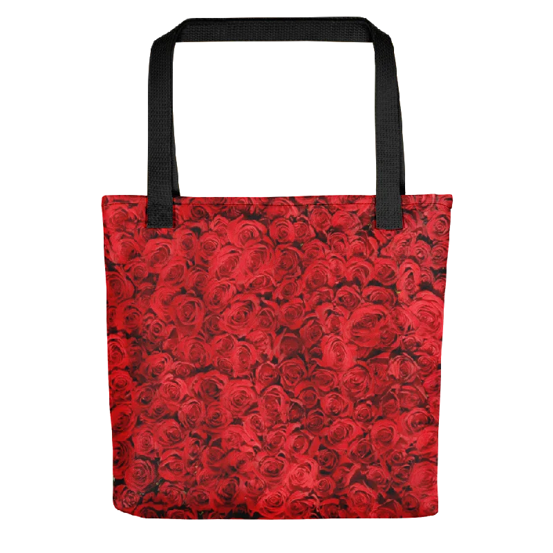 Eco-Friendly And Discounted Bags Red Rose Pattern Tote Bag Exclusive Discounts On Stylish Handbags Eco-Friendly And Discounted Bags Red Rose Pattern Tote Bag Exclusive Discounts On Stylish Handbags