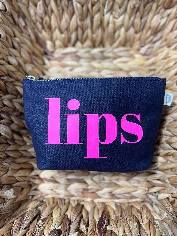 Buy More, Save More Makeup Bag Navy with Lips Everyday Elegance At Special Prices