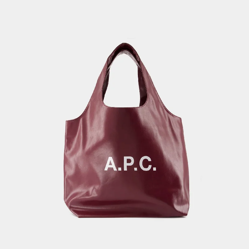 Bags For Personalized Gifts Ninon Shopper Bag - A.P.C. - Synthetic - Burgundy Chic Shoulder Bags At Promotional Rates Bags For Personalized Gifts Ninon Shopper Bag - A.P.C. - Synthetic - Burgundy Chic Shoulder Bags At Promotional Rates