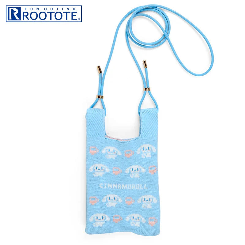 Casual Fashion Japan Sanrio - Cinnamoroll ROOTOTE Knit Shoulder Bag (Flyer) Statement Bags With Exclusive Savings Casual Fashion Japan Sanrio - Cinnamoroll ROOTOTE Knit Shoulder Bag (Flyer) Statement Bags With Exclusive Savings