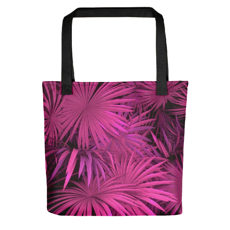 On-Trend Fashion Offers Pink Palm Tote Bag Premium Quality Bags, Budget Prices