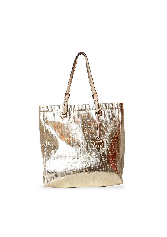 Style Revolution METALLIC LOGO TOTE Premium Quality Bags, Budget Prices