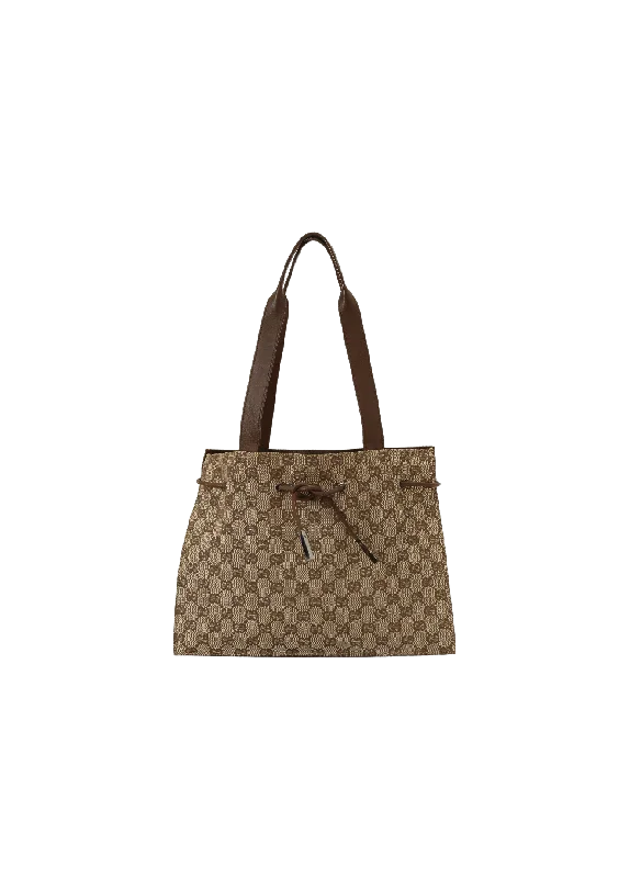 Dive Into Trendy Styles GG CANVAS DRAWSTRING TOTE The Perfect Bag Sale Is Here