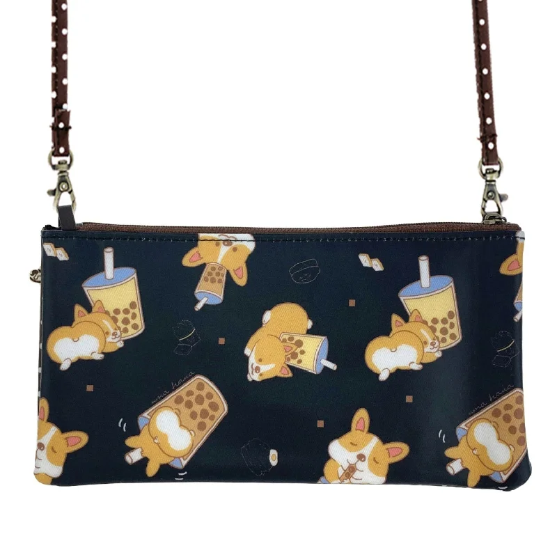 Shop Sale Items Black Bubble Tea Corgi Rectangular Crossbody Timeless Handbags At Reduced Prices Shop Sale Items Black Bubble Tea Corgi Rectangular Crossbody Timeless Handbags At Reduced Prices