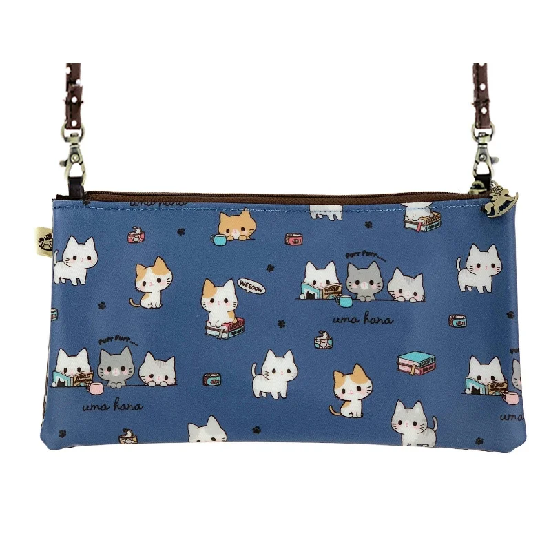 Inspired Bags For Timeless Elegance Blue Meow Cat Rectangular Crossbody Must-Have Bags, Big Discounts Inspired Bags For Timeless Elegance Blue Meow Cat Rectangular Crossbody Must-Have Bags, Big Discounts