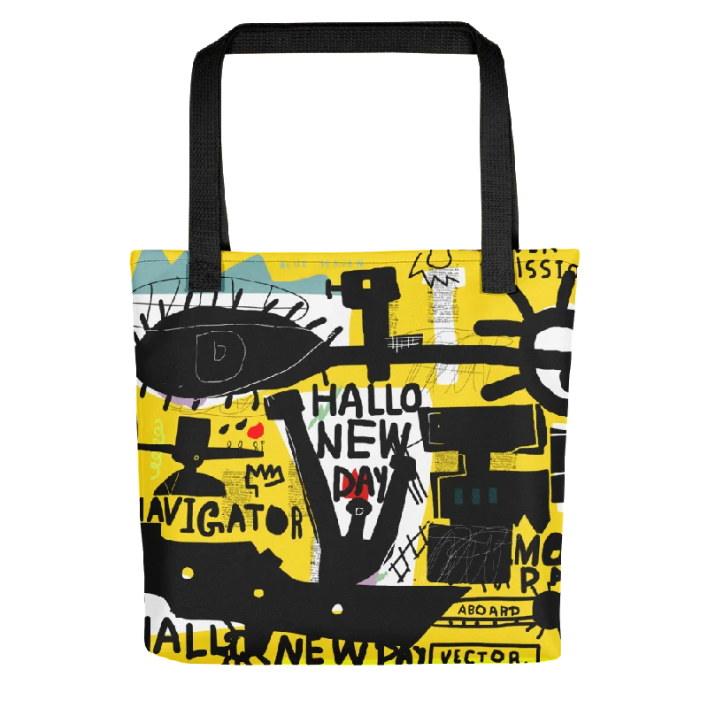 Evening Events Basquiat Style Tote bag Fashion Bags, Huge Savings