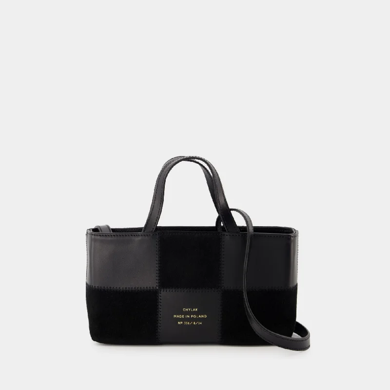 Boutique Styles Patchwork Tote - Chylak - Leather - Black Affordable Elegance, Grab Yours Now