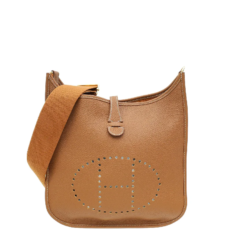Exclusive Sale Hermes Gold Evelyne 29 III PM Bag Flash Sale On Designer Bags