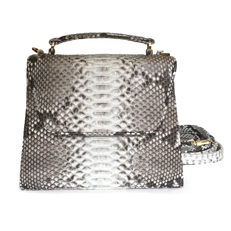 Eco-Friendly Bags For Sustainable Fashion Lovers SUE (Mini) Natural Python Tote and Cross Body Bag Flash Sale On Designer Bags Eco-Friendly Bags For Sustainable Fashion Lovers SUE (Mini) Natural Python Tote and Cross Body Bag Flash Sale On Designer Bags