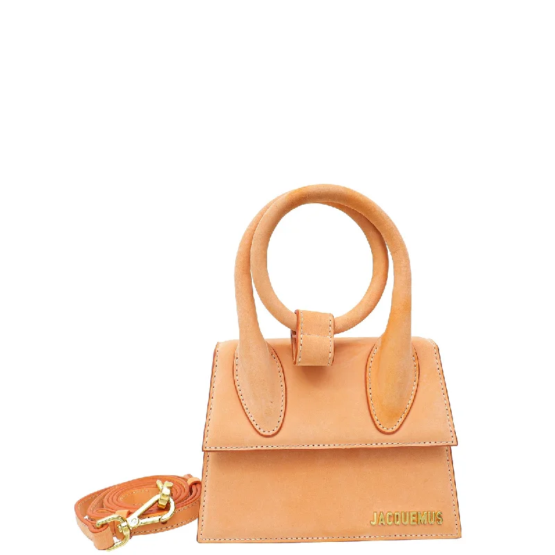 Sleek And Seasonal Sale Bags Jacquemus Peach Le Chiquito Noeud Les Classiques Coiled Handle Bag Everyday Handbags At Wallet-Friendly Rates Sleek And Seasonal Sale Bags Jacquemus Peach Le Chiquito Noeud Les Classiques Coiled Handle Bag Everyday Handbags At Wallet-Friendly Rates