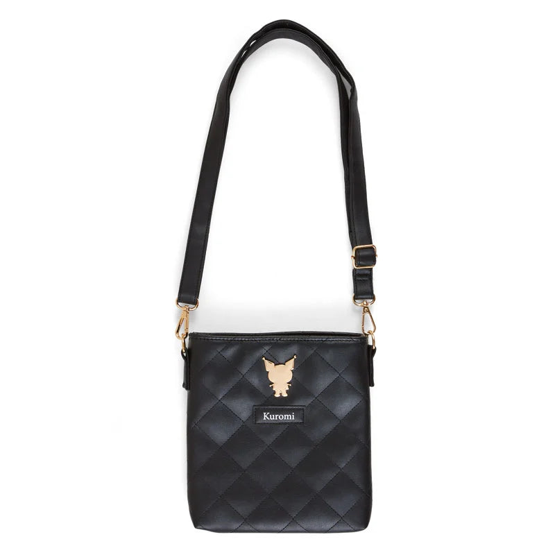 Sophisticated Fashion Japan Sanrio - Kuromi Quilted Smartphone Shoulder Bag Premium Handbags At Unbeatable Markdowns Sophisticated Fashion Japan Sanrio - Kuromi Quilted Smartphone Shoulder Bag Premium Handbags At Unbeatable Markdowns