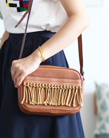 Exclusive Designer Style Deals Cute Leather Womens Small Tassels Crossbody Bag Purse Cute Shoulder Bag for Women Designer-Inspired Bags, Best Prices Exclusive Designer Style Deals Cute Leather Womens Small Tassels Crossbody Bag Purse Cute Shoulder Bag for Women Designer-Inspired Bags, Best Prices