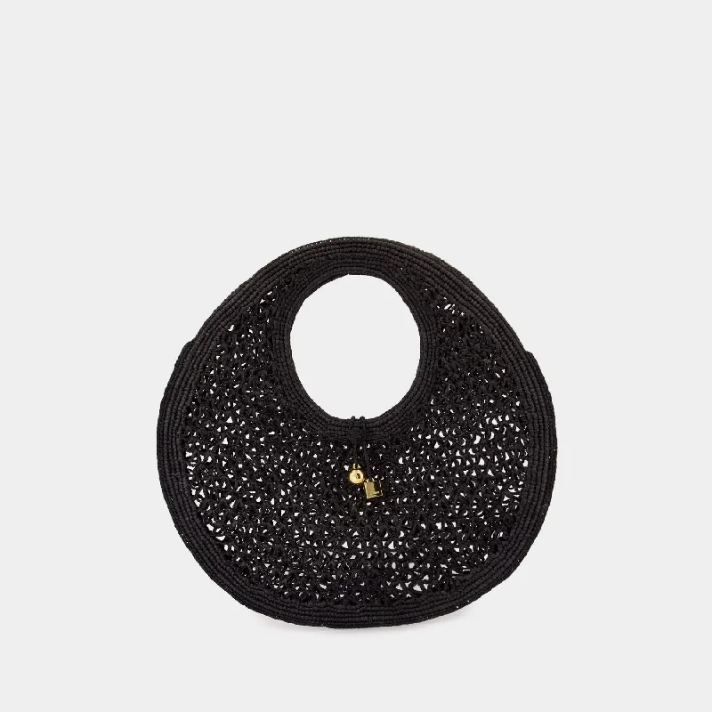 Seasonal Sale Bags Le Rond Spiaggia Shopper Bag - Jacquemus - Raffia - Black Trendy Backpacks, Huge Markdowns Seasonal Sale Bags Le Rond Spiaggia Shopper Bag - Jacquemus - Raffia - Black Trendy Backpacks, Huge Markdowns