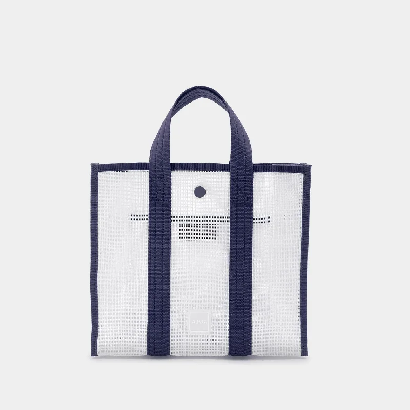 Chic Bags For Office Professionals And Urban Dwellers Louise Small Shopper Bag - A.P.C. - Pvc - Blue Flash Sale On Handbags Chic Bags For Office Professionals And Urban Dwellers Louise Small Shopper Bag - A.P.C. - Pvc - Blue Flash Sale On Handbags