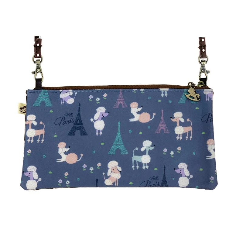 Stylish Bags For Fashion Influencers And Bloggers Blue Poodle in Paris Rectangular Crossbody Limited-Time Handbag Sale Stylish Bags For Fashion Influencers And Bloggers Blue Poodle in Paris Rectangular Crossbody Limited-Time Handbag Sale