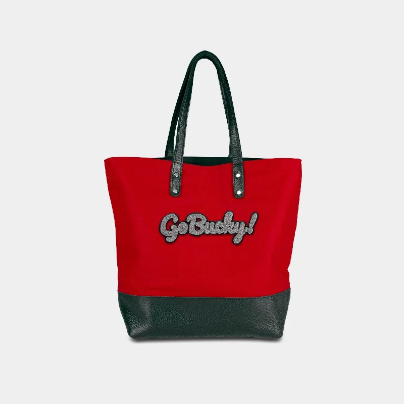 Urban Elegance Deals Wisconsin Badgers "Go Bucky" Tote Bag Everyday Bags, Budget-Friendly Urban Elegance Deals Wisconsin Badgers "Go Bucky" Tote Bag Everyday Bags, Budget-Friendly