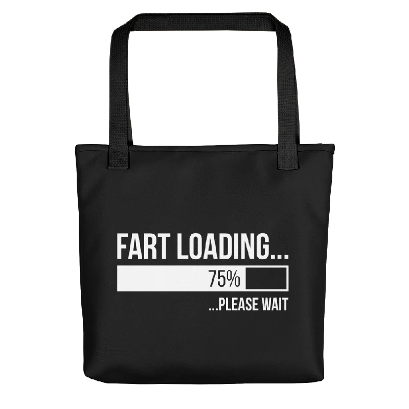 Popular Collection Fart Loading (Funny) Tote bag Statement Bags, Shop Today