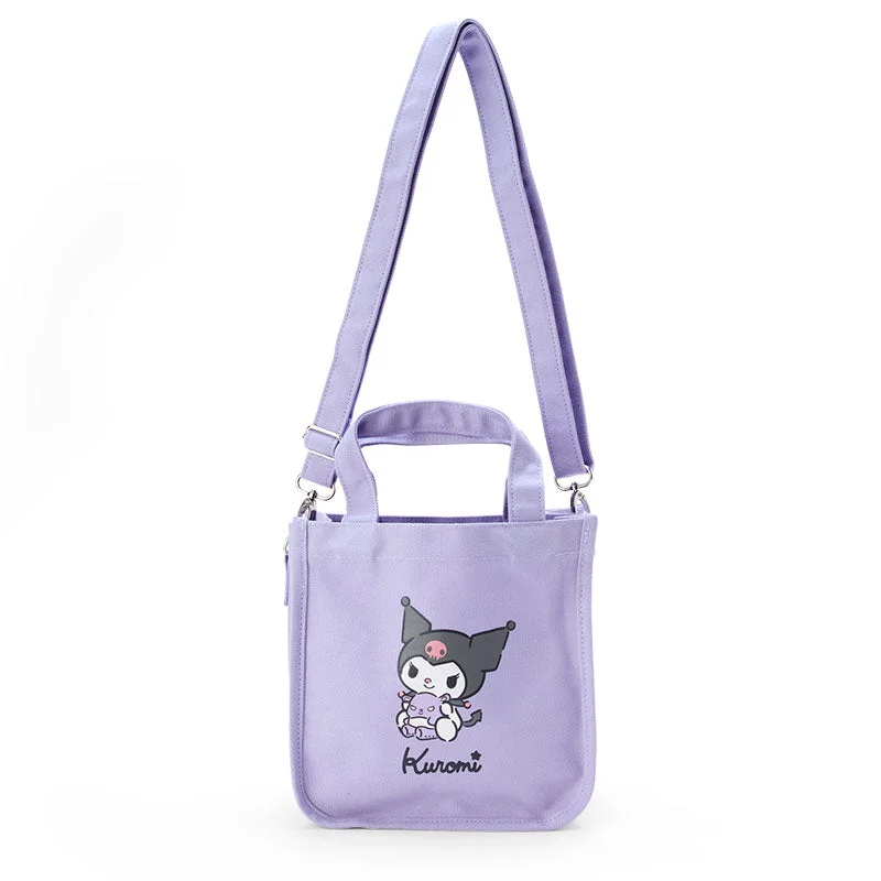 Vibrant Style Promotions Japan Sanrio - Kuromi 2WAY Mini Tote Bag Flash Sale On Designer Bags Vibrant Style Promotions Japan Sanrio - Kuromi 2WAY Mini Tote Bag Flash Sale On Designer Bags