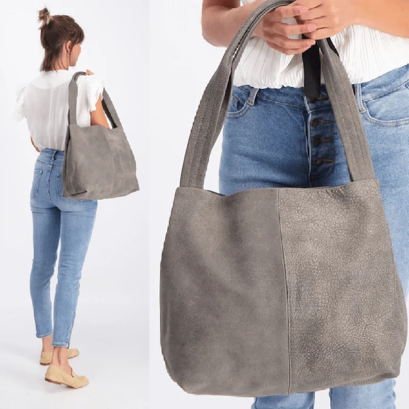 High-Quality Bags TAMI Gray Leather Tote Big Savings On Totes, Crossbody Bags, And More High-Quality Bags TAMI Gray Leather Tote Big Savings On Totes, Crossbody Bags, And More