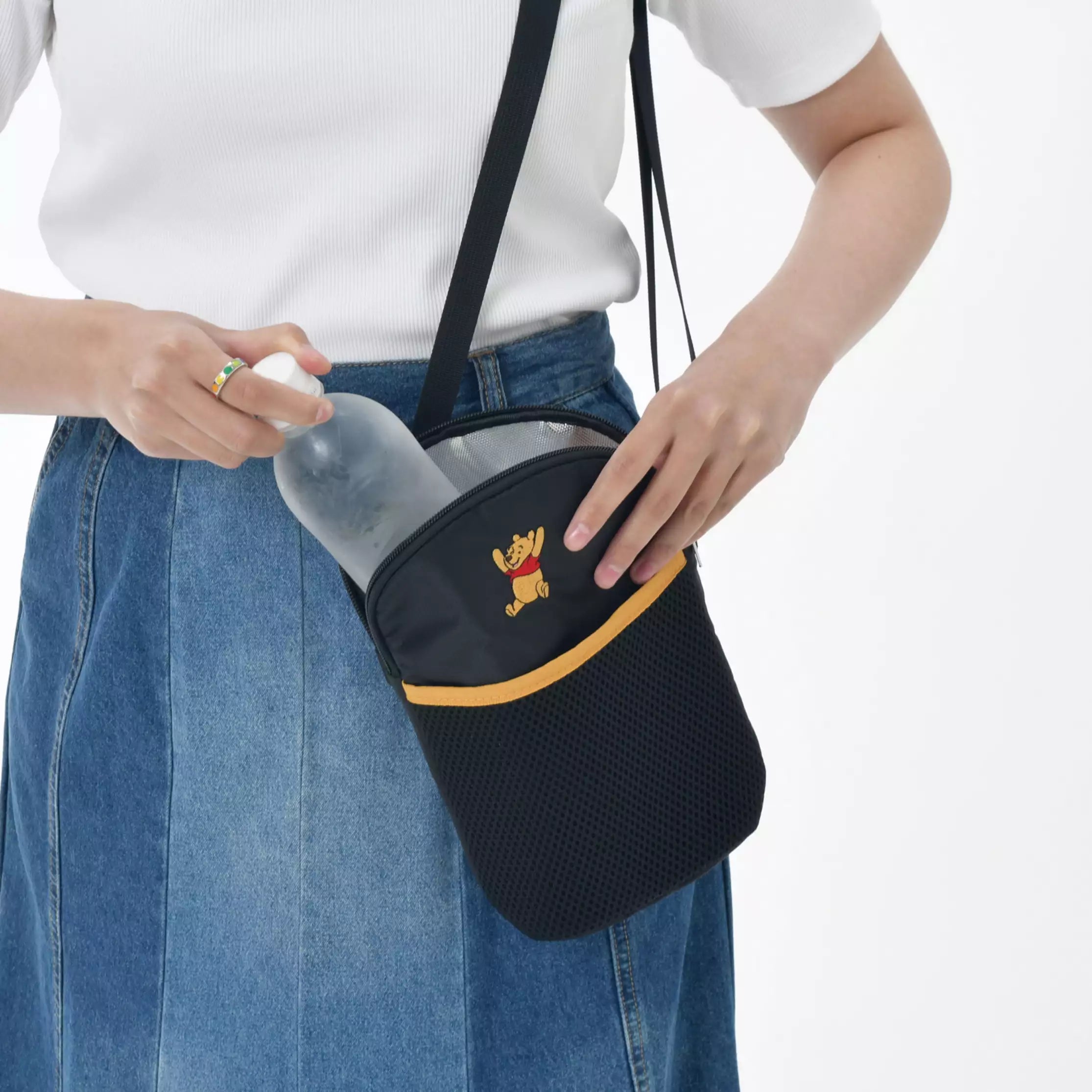 Seasonal Fashion JDS - Disney Outdoor Collection x Winnie the Pooh "Cool" Shoulder Bag Shoulder Bags, Best Deals Today