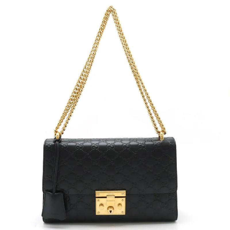Elegant Style Gucci Leather Padlock Shoulder Bag Black The Best Handbag Deals Are Available Now Elegant Style Gucci Leather Padlock Shoulder Bag Black The Best Handbag Deals Are Available Now