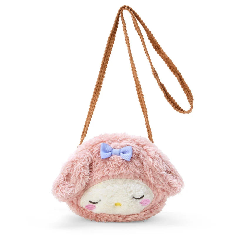 Trendy Bags For Sales Japan Sanrio - My Melody "Sleeping" Face Shaped Mini Shoulder Bag Premium Handbags With A Touch Of Elegance