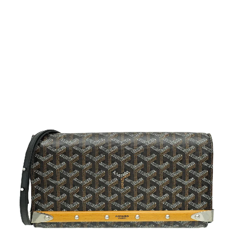 Budget Saver Goyard Black Goyardine Monte Carlo PM Strap Clutch Trendy Bags, Huge Savings Budget Saver Goyard Black Goyardine Monte Carlo PM Strap Clutch Trendy Bags, Huge Savings