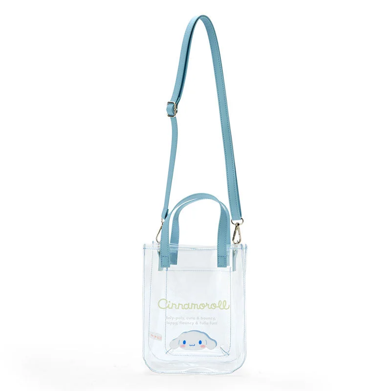 End-Of-Season Clearance Japan Sanrio - Cinnamoroll Clear Handbag with Shoulder Strap Fashion Bags, Huge Savings End-Of-Season Clearance Japan Sanrio - Cinnamoroll Clear Handbag with Shoulder Strap Fashion Bags, Huge Savings