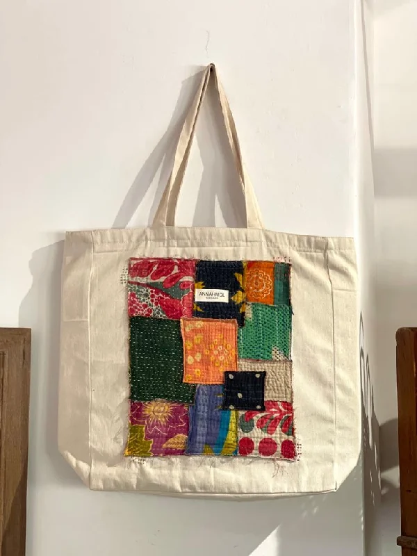 Summer Deals Vintage Kantha Patch Tote Best Deals On Premium And Casual Bags – Act Fast Summer Deals Vintage Kantha Patch Tote Best Deals On Premium And Casual Bags – Act Fast