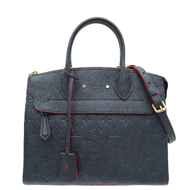 Luxurious Bags With Limited-Time Offers Louis Vuitton Blue Marine Monogram Empreinte Pont Neuf MM Bag Fashionable Crossbody Bags At Special Offers Luxurious Bags With Limited-Time Offers Louis Vuitton Blue Marine Monogram Empreinte Pont Neuf MM Bag Fashionable Crossbody Bags At Special Offers