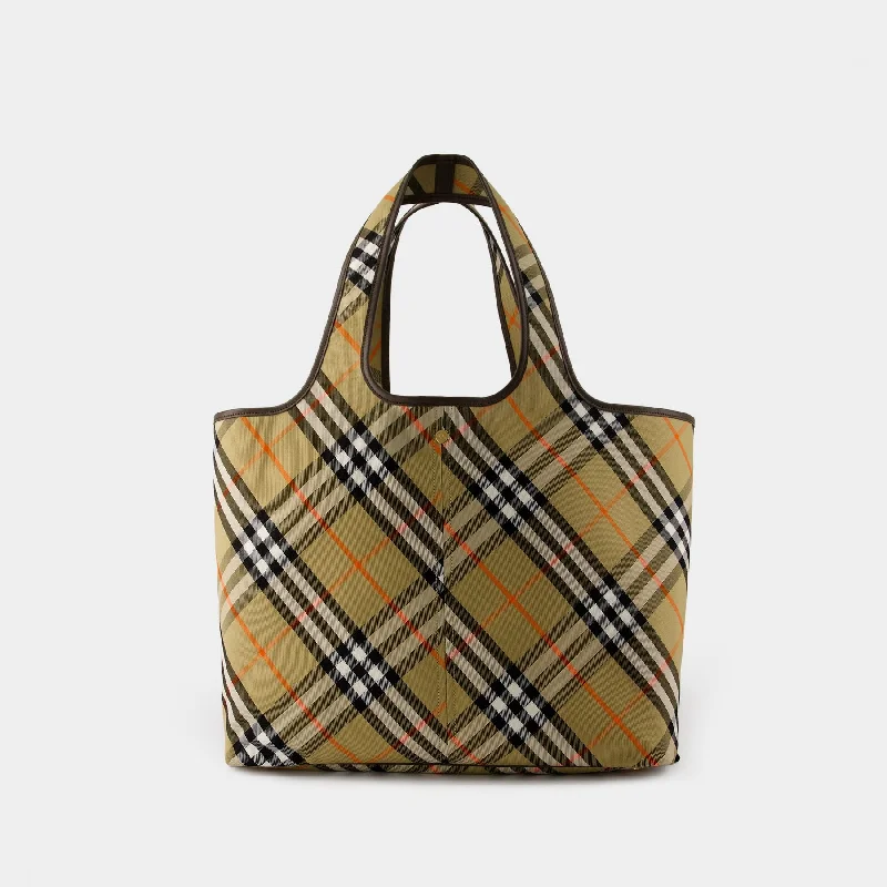 Timeless Elegance Sale London Shopper Bag - Burberry - Cotton - Beige Must-Have Bags, Big Discounts