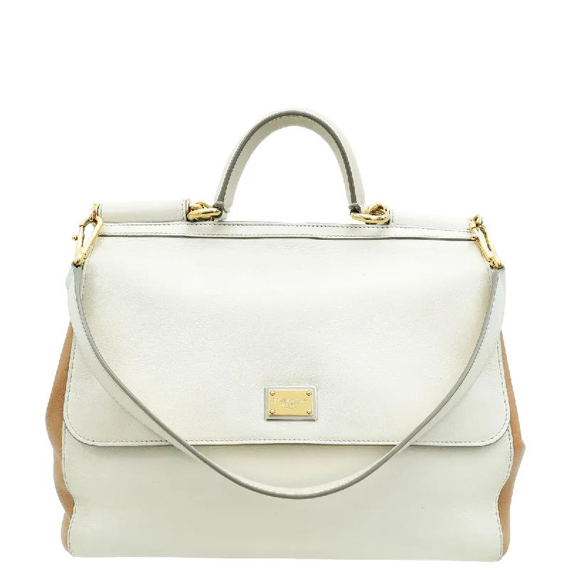 Style Without Limits Dolce & Gabbana Bicolor Sicily Large Bag Designer Bags, Low Prices Style Without Limits Dolce & Gabbana Bicolor Sicily Large Bag Designer Bags, Low Prices
