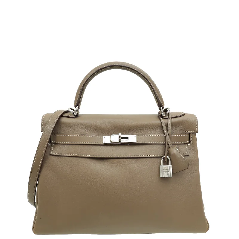Limited Time Flash Sale Hermes Etoupe Retourne Kelly 32 Bag Timeless Handbags, Flash Sale Limited Time Flash Sale Hermes Etoupe Retourne Kelly 32 Bag Timeless Handbags, Flash Sale