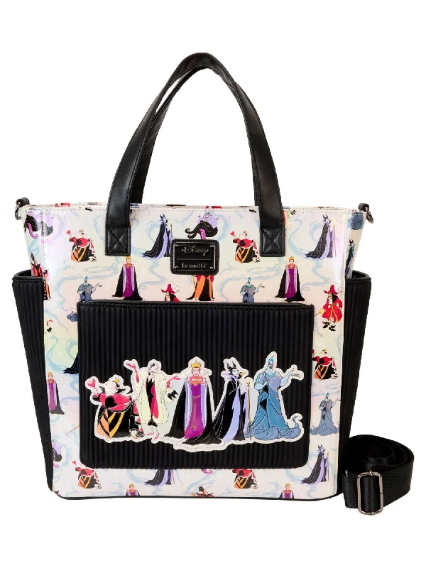 Urban Fashion Loungefly x Disney Villains Convertible Backpack Tote Bag Iridescent Shoulder Bags, Best Deals Today Urban Fashion Loungefly x Disney Villains Convertible Backpack Tote Bag Iridescent Shoulder Bags, Best Deals Today