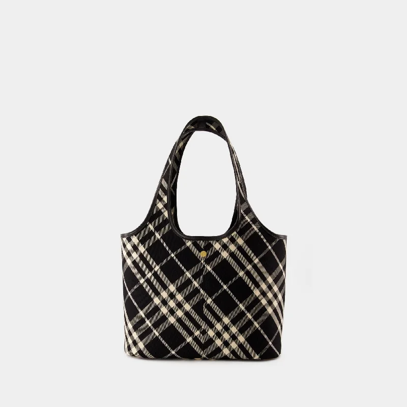 Everyday Elegance Sale Check Shopper Bag - Burberry - Cotton - Black Elevate Your Style With Our Handbag Sale Everyday Elegance Sale Check Shopper Bag - Burberry - Cotton - Black Elevate Your Style With Our Handbag Sale