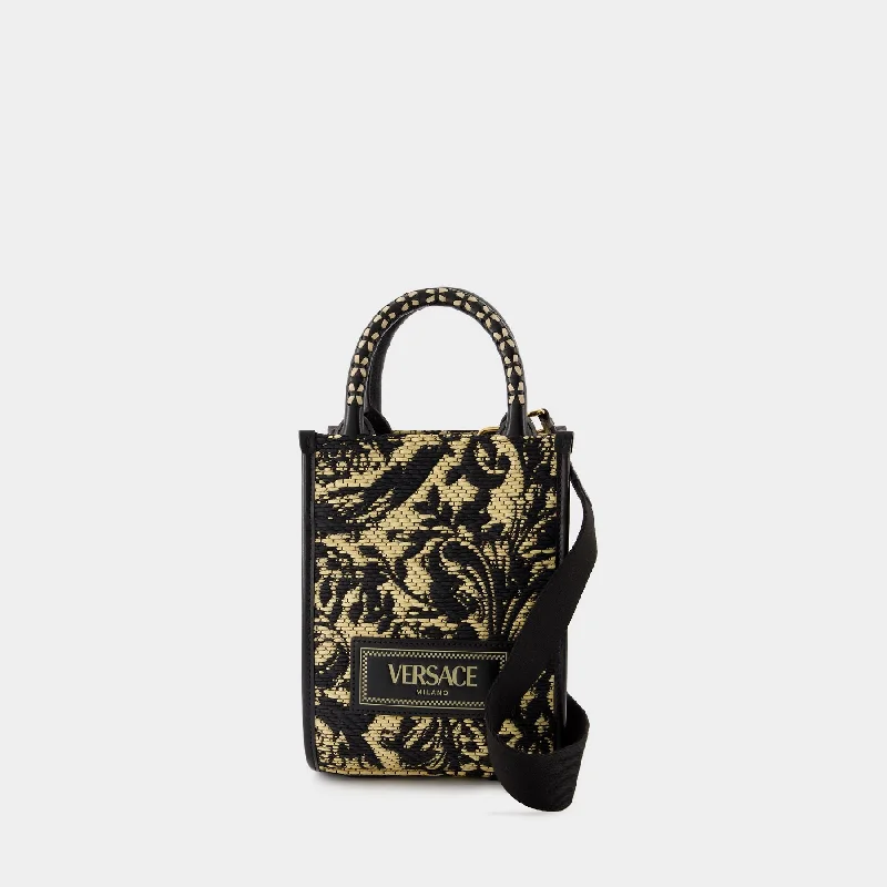 Inspired Bags For Affordable Luxury Athena Shopper Bag - Versace - Leather - Black Designer Bags At Exclusive Clearance Prices Inspired Bags For Affordable Luxury Athena Shopper Bag - Versace - Leather - Black Designer Bags At Exclusive Clearance Prices