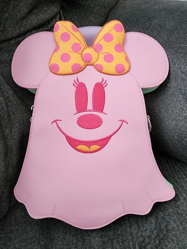 Comfortable Chic Loungefly Disney Mickey Mouse and Minnie Mouse Ghost Crossbody Bag Trendy Purses, Limited Offer Comfortable Chic Loungefly Disney Mickey Mouse and Minnie Mouse Ghost Crossbody Bag Trendy Purses, Limited Offer