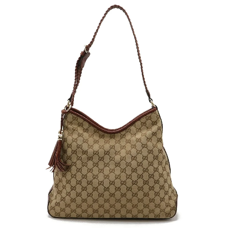 Weekend Exclusive Gucci GG Canvas Leather Shoulder Bag 257026 Premium Bags At Special Prices Weekend Exclusive Gucci GG Canvas Leather Shoulder Bag 257026 Premium Bags At Special Prices