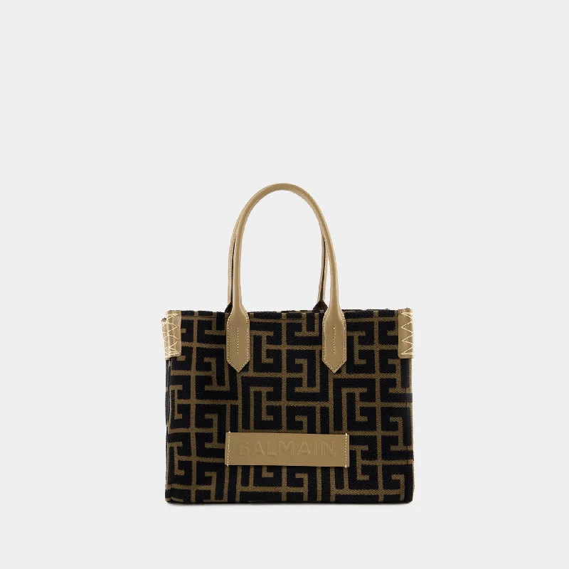 Handbag For Fashion B-Army 36 Shopper Bag - Balmain - Cotton - Green/Black Classic Bags, Exclusive Deals Handbag For Fashion B-Army 36 Shopper Bag - Balmain - Cotton - Green/Black Classic Bags, Exclusive Deals