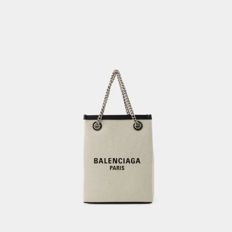 Handbag For Fashion Duty Free Phone Holder - Balenciaga - Cotton - Beige Classic Totes At Unbeatable Deals Handbag For Fashion Duty Free Phone Holder - Balenciaga - Cotton - Beige Classic Totes At Unbeatable Deals