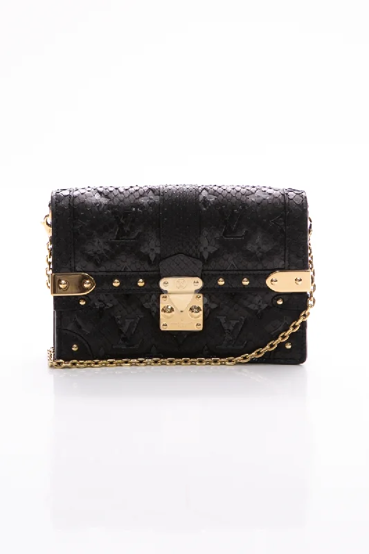 Evening Elegance Python Trunk Chain Wallet Bag Luxury Bags, Budget Prices