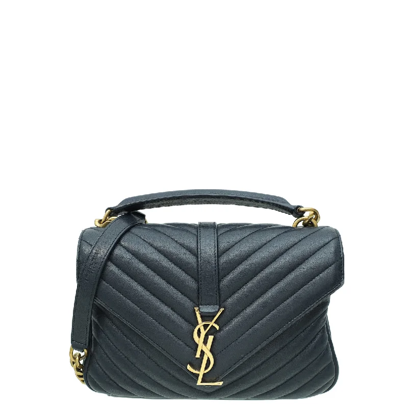 Easy Elegance Sales YSL Midnight Blue College Chevron Medium Bag Classic And Modern Handbags Now More Affordable Easy Elegance Sales YSL Midnight Blue College Chevron Medium Bag Classic And Modern Handbags Now More Affordable