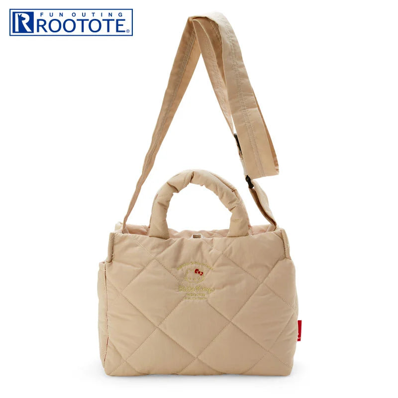 End Of Season Sale Japan Sanrio - Hello Kitty ROOTOTE Deli Quilt Bag (Color: Beige) Stylish Bags At Unbeatable Prices End Of Season Sale Japan Sanrio - Hello Kitty ROOTOTE Deli Quilt Bag (Color: Beige) Stylish Bags At Unbeatable Prices