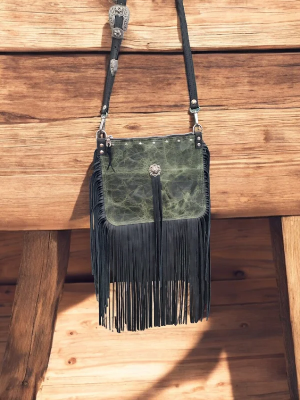 Flash Sale Starts Green Longhorn Leather bag Everyday Bags, Budget-Friendly