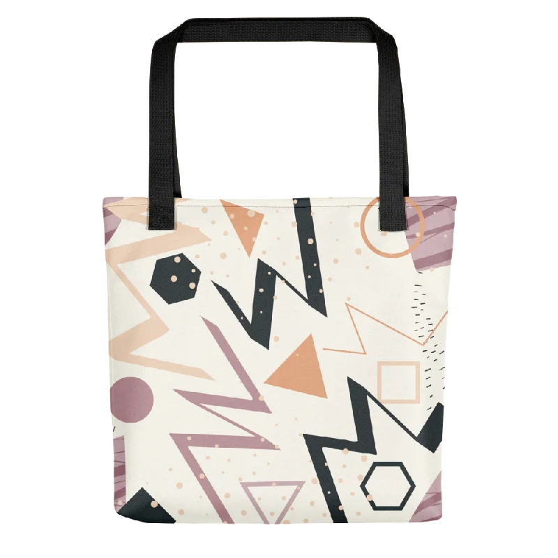 Flash Sale Starts Mix Geometrical Pattern 02 Tote Bag Best Bag Sale Of The Season