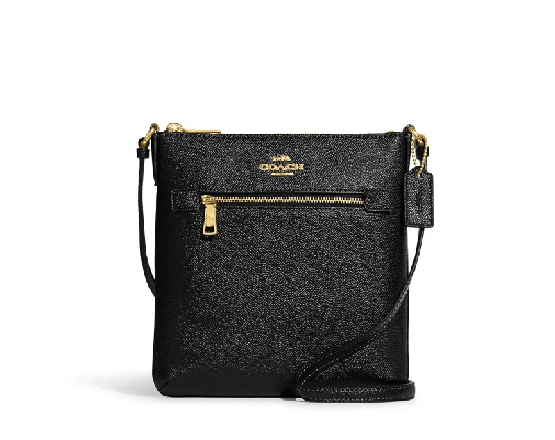 Compact Bags For Minimalist Travelers Coach Women's Black Mini Rowan File Bag Luxury Bags, Budget Prices Compact Bags For Minimalist Travelers Coach Women's Black Mini Rowan File Bag Luxury Bags, Budget Prices