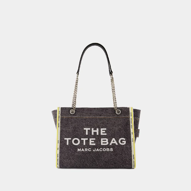 Trend Forward Threads The Medium Tote - Marc Jacobs - Cotton - Black Sleek Bags, Perfect Prices Trend Forward Threads The Medium Tote - Marc Jacobs - Cotton - Black Sleek Bags, Perfect Prices